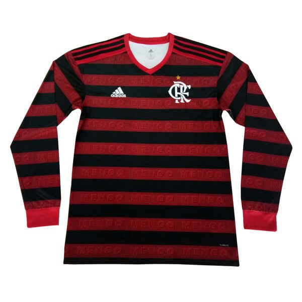 Camisetas Flamengo Primera equipo ML 2019-20 Rojo